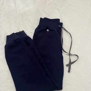Figs navy scrub joggers